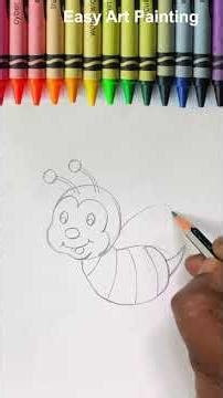Easy way to Draw Cute Honey Bee Step by Step