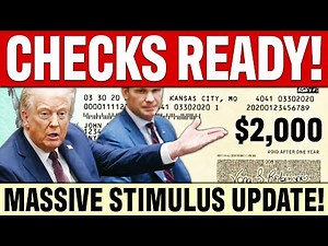 CHECK READY! Trumps $2000 Stimulus Check Update | President's New Announcements at Rally