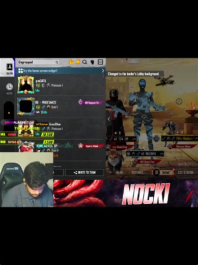 Follow on Kick @NOCKI_PLAYS 😌❤️ #PUBGM #Nocki #Esports #Meme | pubg mobile