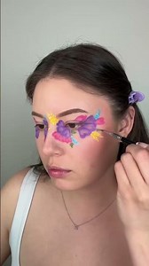 Floral Makeup Tutorial 🌷 #makeupideas #makeup #makeupartist #makeuptutorial