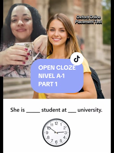 #greenscreen OXFORD ONLINE PLACEMENT TEST OPEN CLOZE. Este es de los ejercicios más difíciles de este test. Practica conmigo. deja tus respuestas en comentarios. ve a parte 2 para respuestas y explicaciones. #englishcertificate #oxfordtests #oxfordonlineplacementtest #oxfordplacementtest