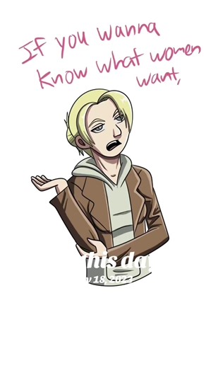 #onthisday It’s still valid. #ereannie #erenjeager #annieleonhardt #shingekinokyogin