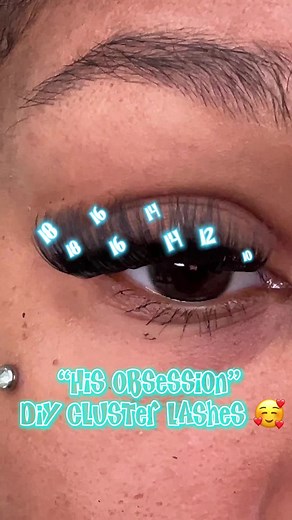 Wispy Volume Set Lash Map for Clusters