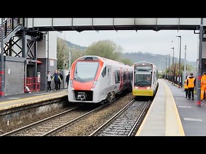 Transport for Wales class 398 at Taffs Well
