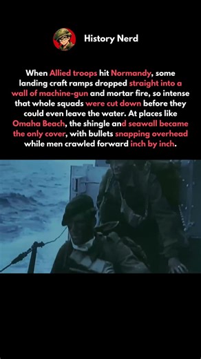 Heavy Fire in Normandy #worldwar2