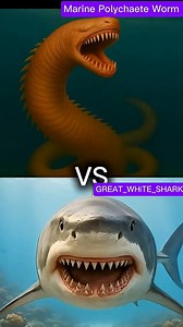 Great White Shark vs Humpback Whale, Vampire Squid, Spinosaurus Frilled Shark, Snail, Marine Wurm #sharks | Battle Wild