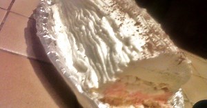 Buche glacée meringuée