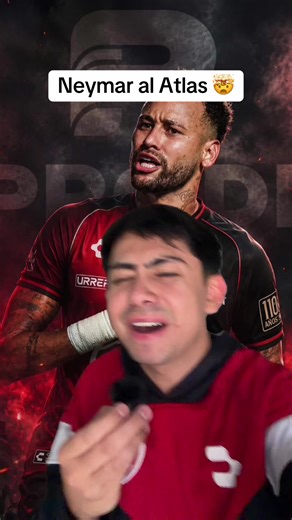 Neymar al Atlaaas 🤯❤️🖤 #futbol #ligamx #futbolmexicano #atlasfc #neymar