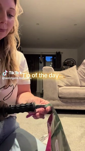Tip of the Day: Prepare Your Foil Balloons Early
