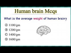 human brain Mcq | brain mcqs | biology mcqs for competitive exam