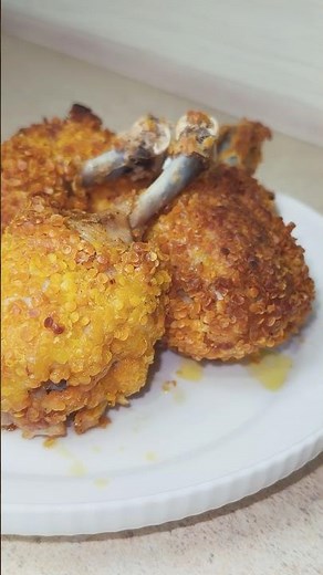 Crispy Fried Chicken Legs 😍 Juicy Inside & Crunchy Outside!