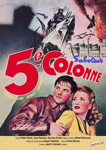 Cinquième colonne - Alfred Hitchcock - critique