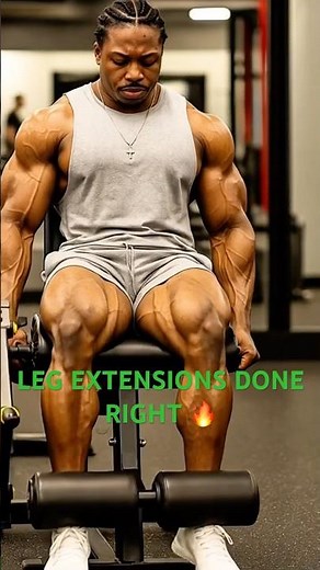 Best Way to Do Leg Extensions (QUAD GROWTH 🔥