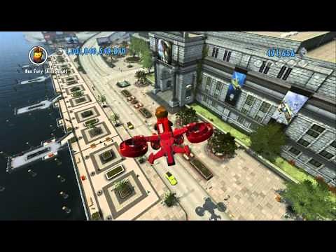LEGO City Undercover (Wii U) - Unlocking All Rex Fury's Characters & Vehicles