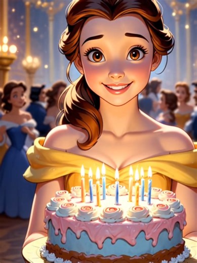 Happy birthday princess from Belle 💛 #belle #disney #fyp #happybirthday #princess