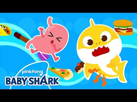Stomach Growl | Science Songs for Kids | Baby Shark Official