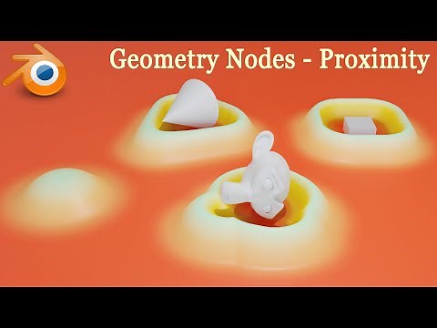 Geometry Nodes: Attribute Proximity in Blender 2.9 - 226
