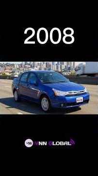 Evolution Of Ford Focus Sedan (1998-2024) #shorts