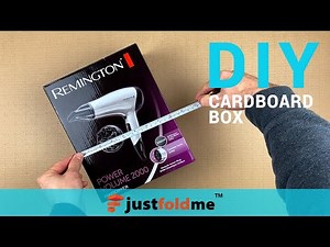 How to Make Simple Custom DIY Cardboard Boxes - Custom Packing Boxes for Shipping