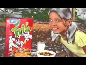 Trix Cereal Commercials Compilation All Ads In Pitch White