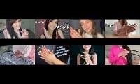 Mix of 8 videos from youtube : New Asmr applause (woman applauding during 16 minutes)