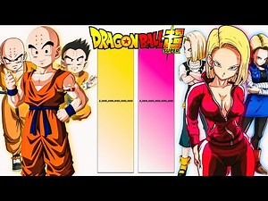 KRILLIN Vs ANDROID 18 😱😱 || All Farms Power Levels || DragonBall || Anime