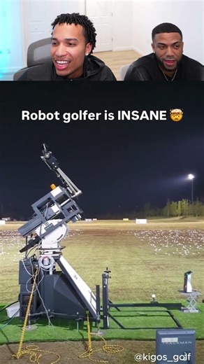 This Robot Golfs PERFECTLY Every Time #technology #golf #shorts