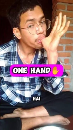 I spent a whole day using only one Hand😯||#challenge #onedaychallenge #ytshorts