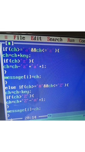 Program for Caesar Cipher in C Decryption |cyber security
