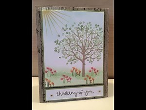 Stampin Up Sheltering Tree Card Tutorial