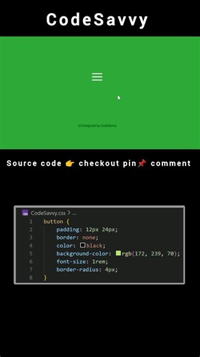 3d hamburger Button #ai #coding #webdeveloper #webdevelopment #websitedesign #button #icon #ml #fyp