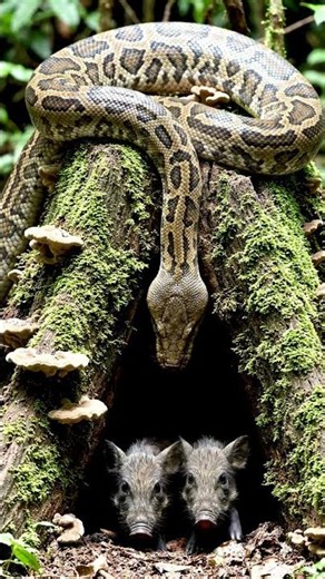 Python Stalks Hidden Piglets! 🐍 🐗
