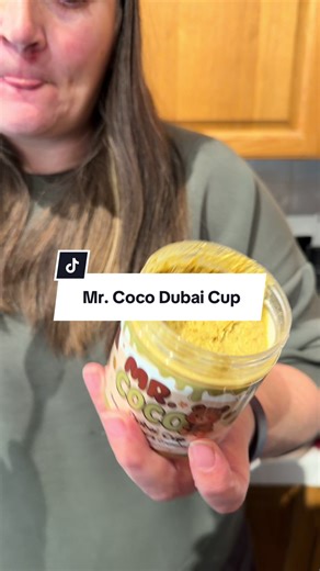 Mr Coco Dubai Mix Cup taste test. This Dubai dessert trend is creamy, rich, and insanely crunchy. If you’re into pistachio desserts, Dubai chocolate style treats, dessert dips, snack spreads, or viral sweets, this is the one. I’ve been dipping fruit, adding it to ice cream, and eating it straight because the texture hits every time. #dubaichocolate #dubaichocolatebar #snack #pistachio #snacks