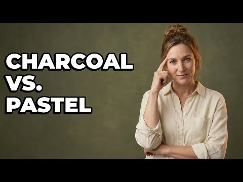 How Do Charcoal Stick Materials Differ From Pastel?