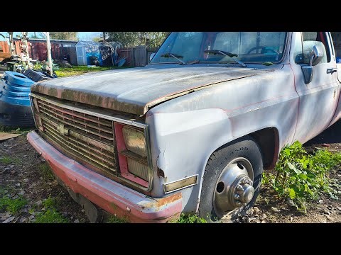 84 Chevy c30 Single Cab Dually update - 11 years Parked and Untouched, will it start?!?!