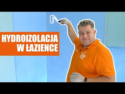 Hydroizolacja w łazience / Folia w płynie i taśma uszczelniająca.