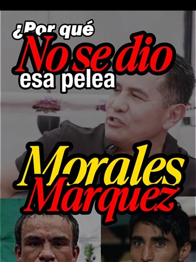 Por que NO SE DIO MORALES VS MARQUEZ#BOX #boxmexicano🔥🥊🥊🥊 #boxing🥊 #juanmanuelmarquez #barrera