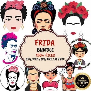 Frida Kahlo SVG Bundle – Cricut Compatible Files, Instant Download, Digital Prints - Etsy