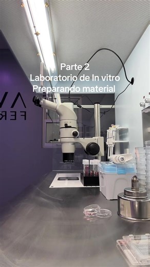 Preparando material para un procedimiento in vitro #parati #laboratorio #invitro #fertilidad #soybebedelaboratorio