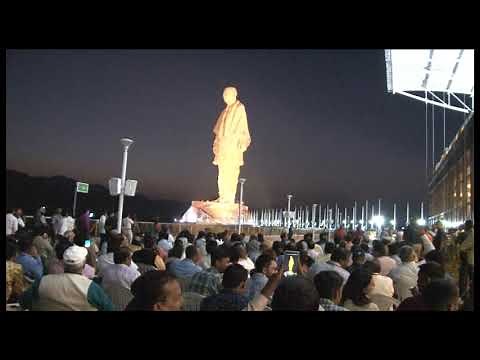 Glimpses of Statue of Unity Laser Show