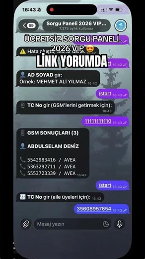 SORGU PANELİ 2026 VIP | LINK YORUMDA