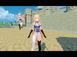 Honkai 3rd Durandal over Eula/Durandal Blade over Paimon - Genshin Mod