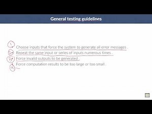 Software Engineering | C7 - L4 | General testing guidelines