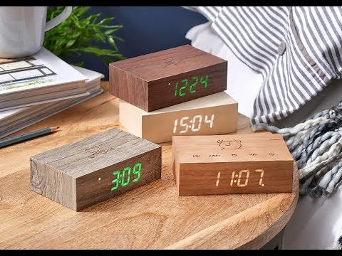 Gingko Flip Click Clock