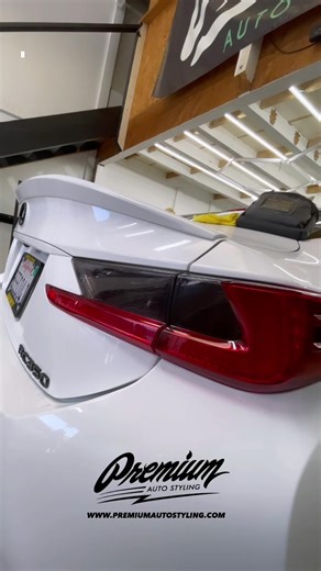 Enhance Your Lexus RC350 with Tail Light Tint Overlays