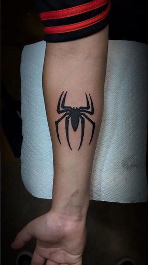 Spider-Man logo! #spiderman #tattoo #tattoos