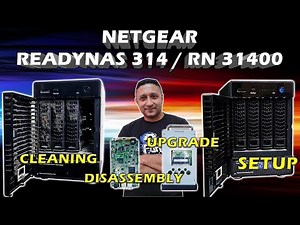 Disassembly, Cleaning , Memory Upgrade & Setup of RN31400 - ReadyNAS 300 Series 314 - Step by step
