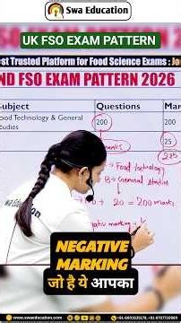 UKPSC Uttarakhand FSO Exam Pattern 2026 | UKPSC Food Safety Officer 2026