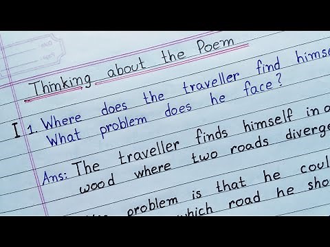 NCERT || The Road Not Taken || Class - 9 || Question and Answers ||