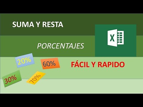 6.1 Curso excel - Como Sumar y Restar Porcentajes